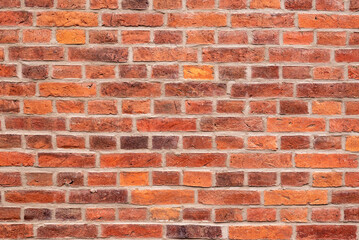 Red brick wall background texture