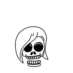 skull bone illustration