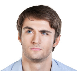 Obraz premium Young Man Thinking , Uncertain