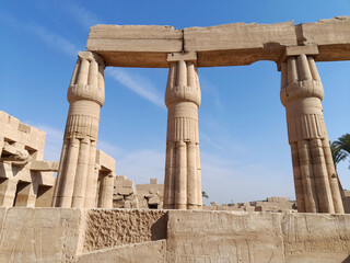 Karnak Temple - Egypt - Egyptian column - Egyptian Civilization