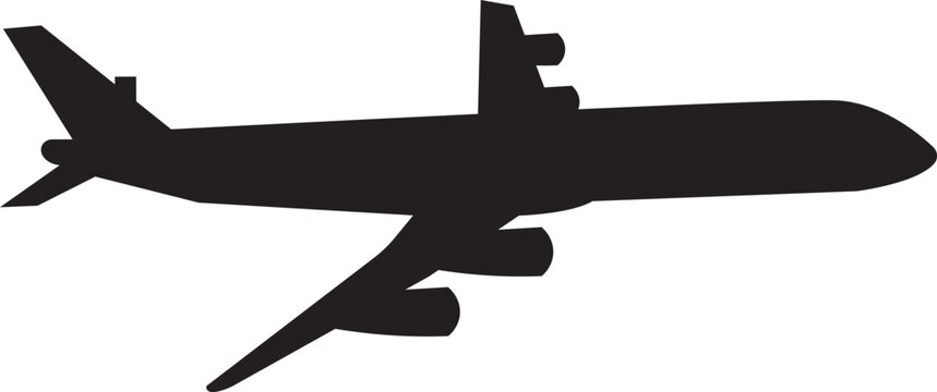 recommend clip art: silhouette of airplane