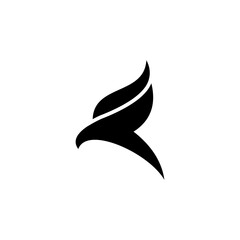 falcon logo design template
