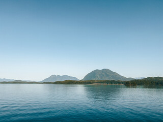 lake and mountains
