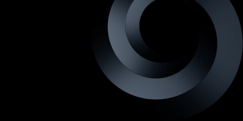 Dark gray premium minimalist background with luxury circles geometric elements