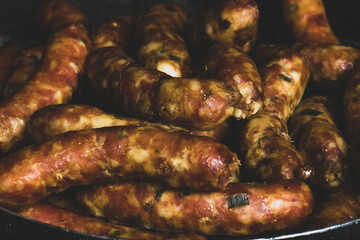 Traditional Colombian fried street gastronomy