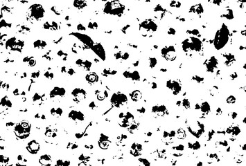 Rustic grunge texture with grain and stains. Abstract noise background. PNG graphic illustration with transparent background.