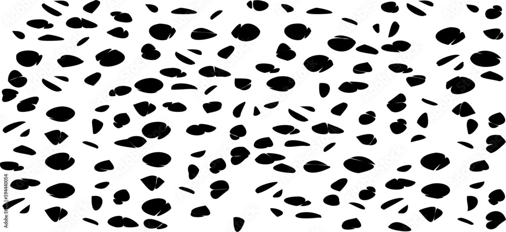 Aufkleber small uneven spots and particles of debris. abstract vector texture. distressed uneven background. g
