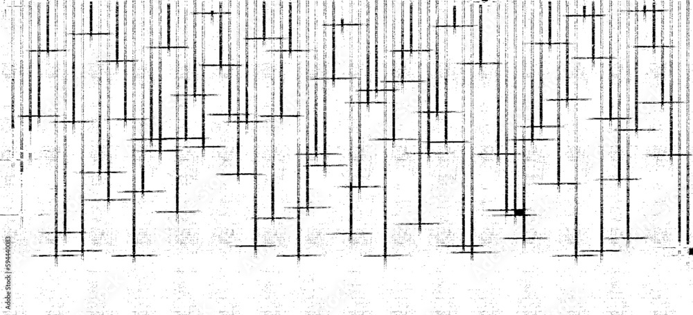 Poster monochrome texture composed of irregular graphic elements. distressed uneven grunge background. abst