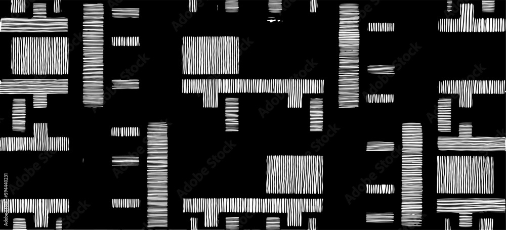Poster monochrome texture composed of irregular graphic elements. distressed uneven grunge background. abst