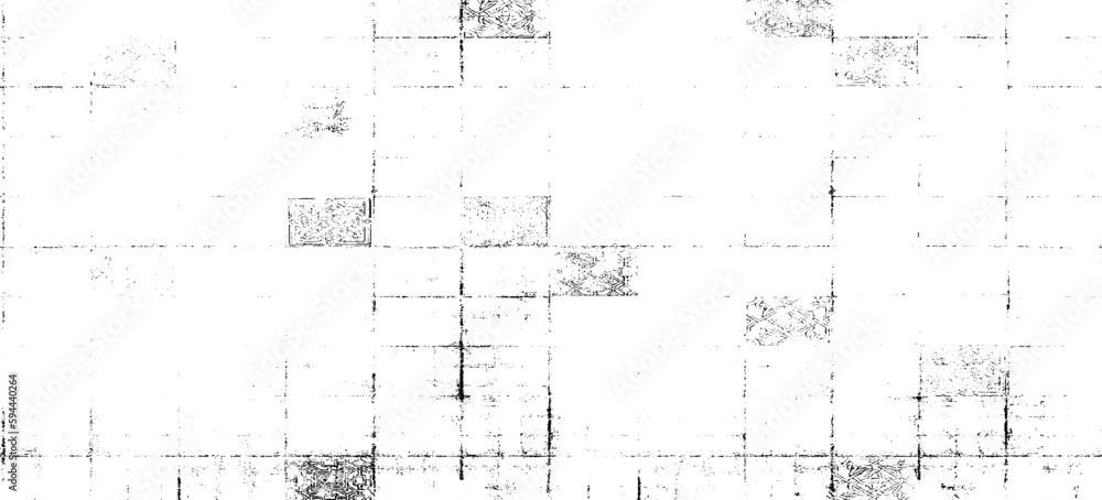 Poster monochrome texture composed of irregular graphic elements. distressed uneven grunge background. abst
