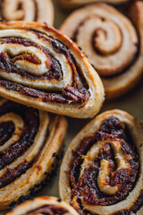 Kleicha, Iraqi date cookie in spiral form with nigella seeds	