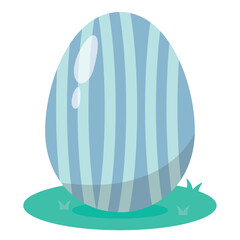 Isolated colored easter egg icon Vector