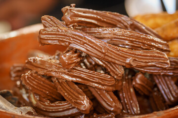 CHURROS DE CHOCOLATE