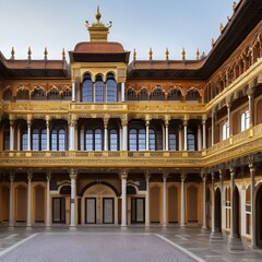 Obraz premium Georgeous palace171, Generative AI