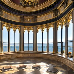 Obraz premium Georgeous palace64, Generative AI