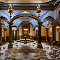 Fototapeta premium Georgeous palace72, Generative AI