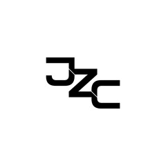 jzc initial letter monogram logo design