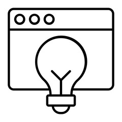 Innovation Thin Line Icon