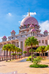 Putrajaya, West Malaysia. The Putra Mosque.