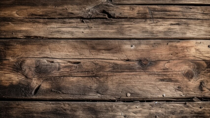 Naklejka premium Design of dark wood background. Generative AI