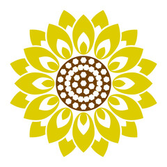 illustration of a sunflower