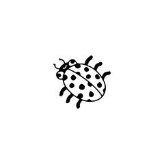 bug insect doodle illustration vector