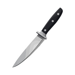 Metallic blade, sharp and dangerous