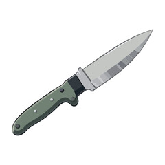 Sharp steel knife