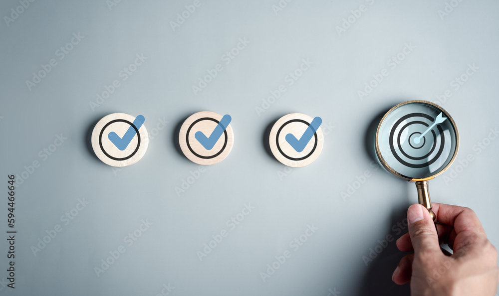 Poster Checklist Quality management with Quality Assurance or QA and Quality Control or QC and improvement. Standardization, certification. Compliance to regulations service and standards.