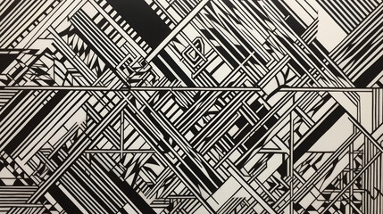 Abstract geometric pattern design 20