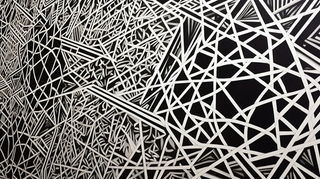 Abstract geometric pattern design 28