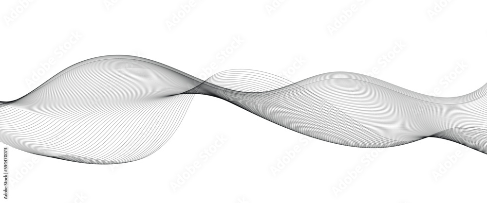 Aufkleber abstract wavy background. thin line wavy abstract vector background. curve wave seamless pattern. li