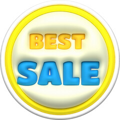 Sale banner design,Shopping deal offer discount,Best sale.3d illustration
