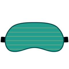 Isolated colored travel blindfold icon Vector