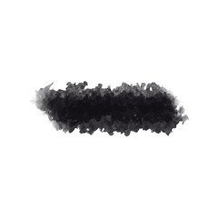  Black grunge stroke brush , banner, label, for your design, PNG