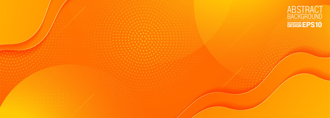 line gradient abstract background with stripes, yellow and orange, simple hipster futuristic design, composition for illustration advertising, application, Banner or template design