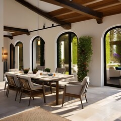 Fototapeta premium Mediterranean house211, Generative AI