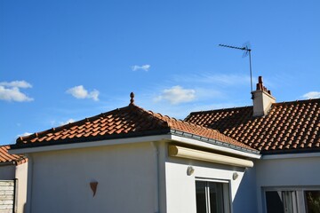 Extension latérale de plein pied - Toiture en tuiles