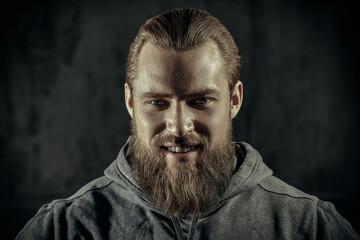 Fototapeta premium confident brutal man