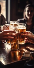 Friendship on Tap: Happy Gathering with Beer, generative ai