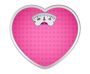 realistic bathroom scale for weighing machine isolated - 3d illustrator