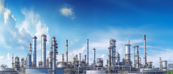 a oil refinery warehouse or company   Created with generative AI tools