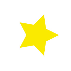 star icon vector on white background