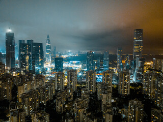 Aerial photography of cities