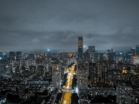 Aerial photography of cities