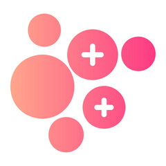 Obraz premium Proton gradient icon