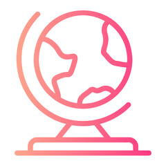 globe gradient icon