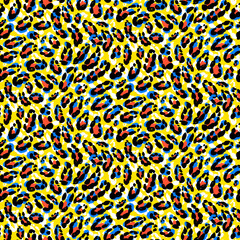 Vector seamless animalistic pattern