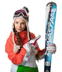 Female skier