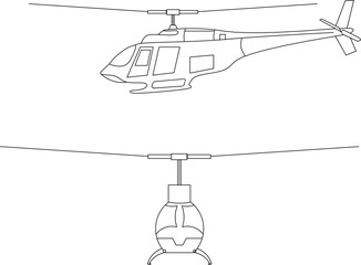 Fototapeta premium Side patch airplane illustration vector sketch